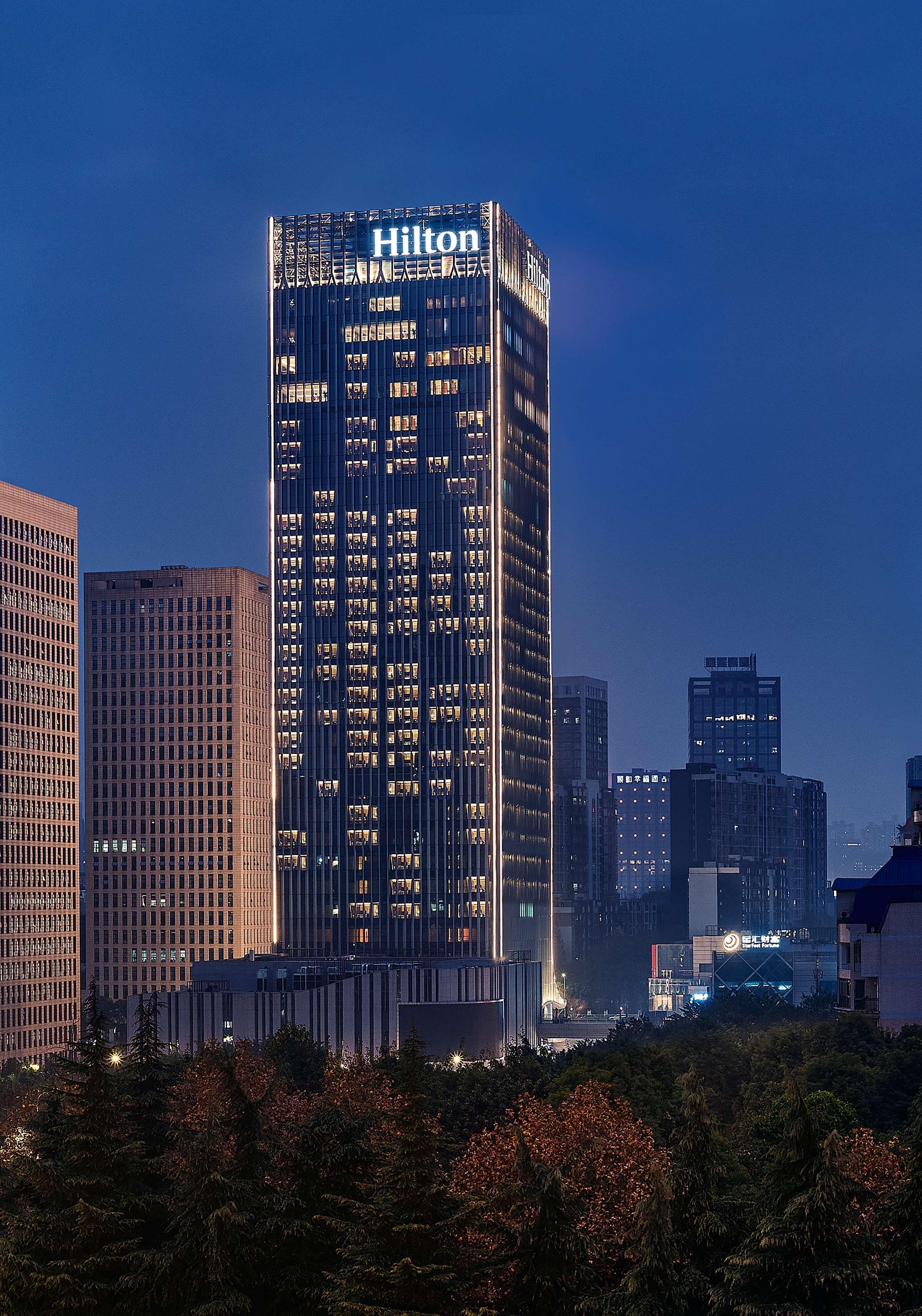 Hotel Hilton Chongqing Liangjiang New Area Exterior foto