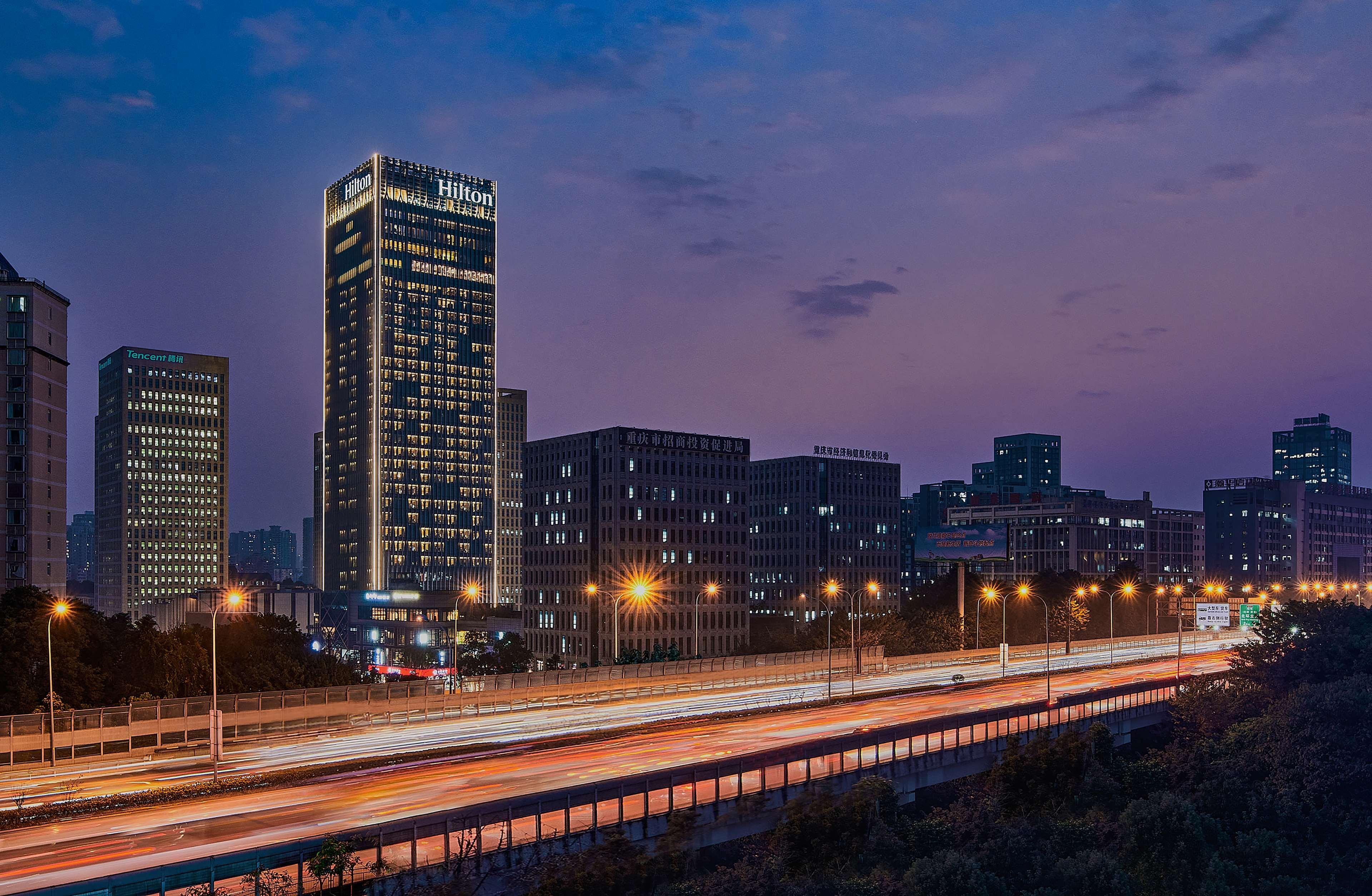 Hotel Hilton Chongqing Liangjiang New Area Exterior foto