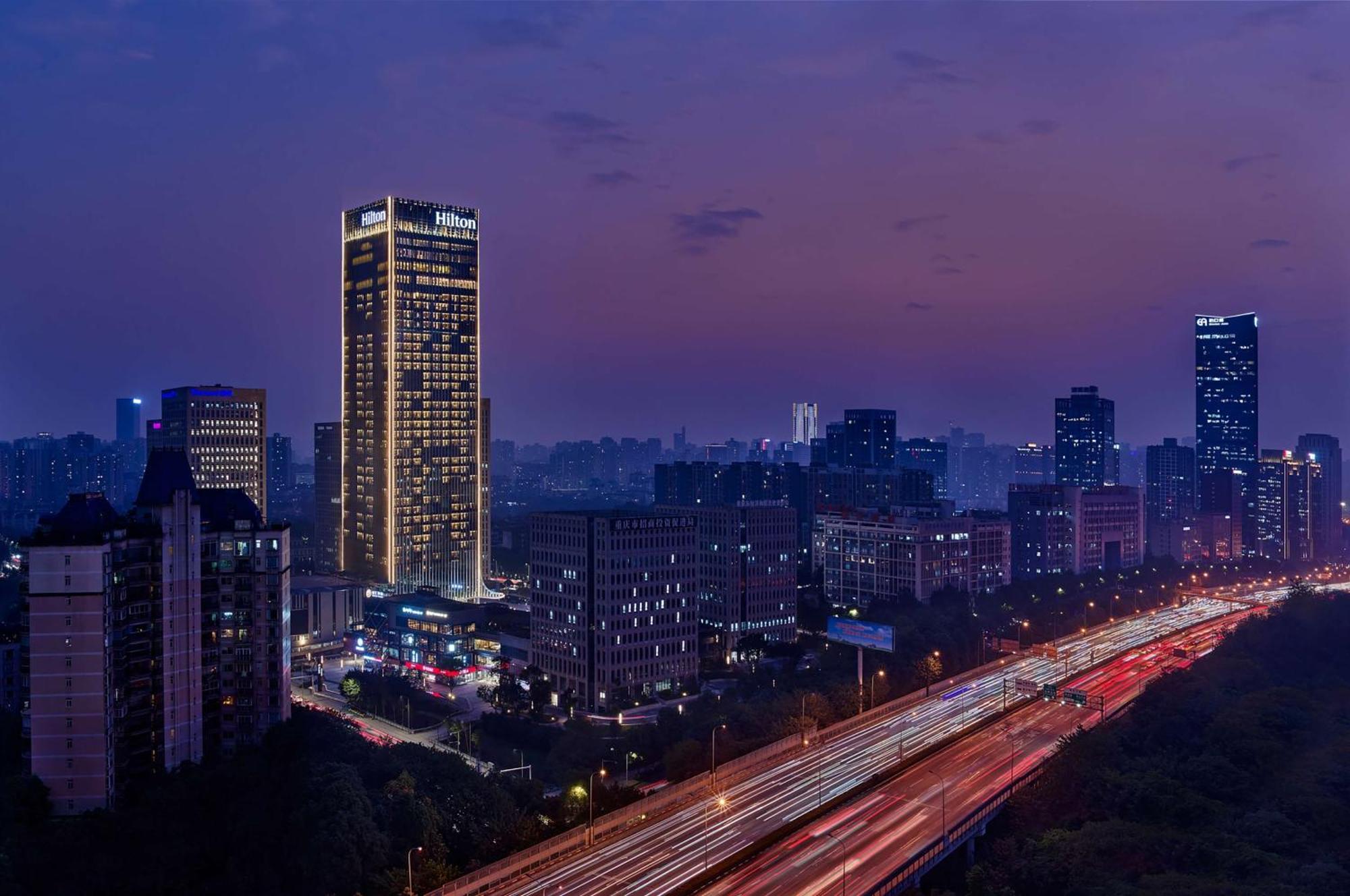 Hotel Hilton Chongqing Liangjiang New Area Exterior foto